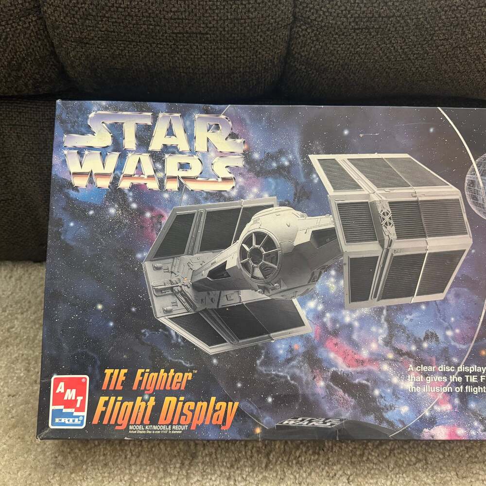 AMT ERTL Star Wars Tie Fighter Flight Display Model Kit 8275 1996 New